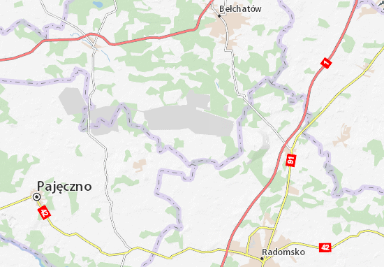 Karte Stadtplan Kleszczów