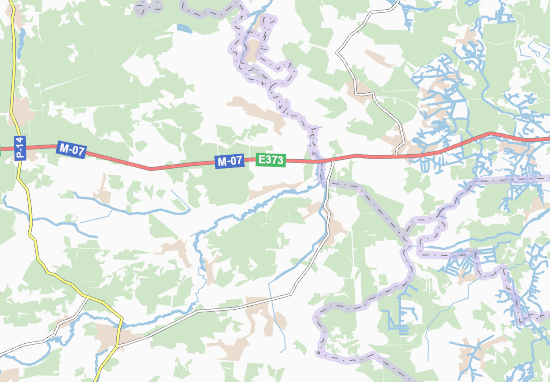 Karte Stadtplan Staryi Chortoryis&#x27;k