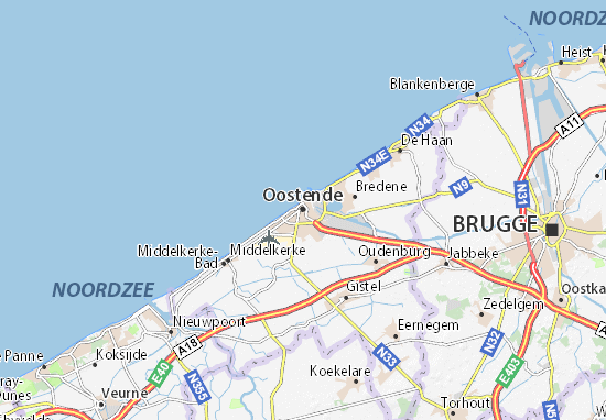 Oostende Map