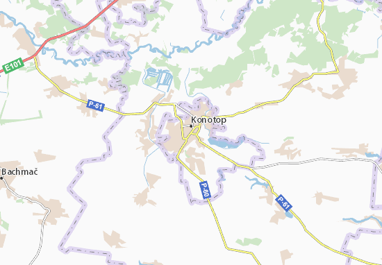 Konotop Map