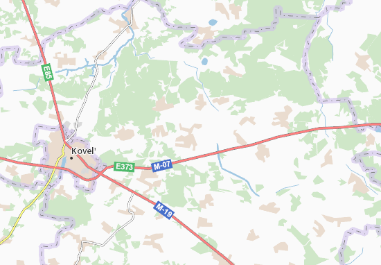Mapa Plano Ukhovets&#x27;k