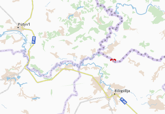Manukhivka Map