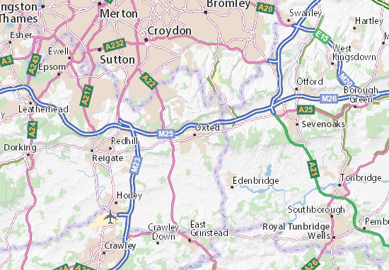 Oxted Map