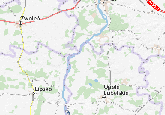 Karte Stadtplan Wilków