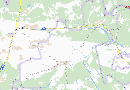 Karte Stadtplan Staryi Dorohyn&#x27;