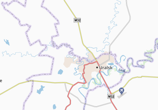 Karte Stadtplan Oral