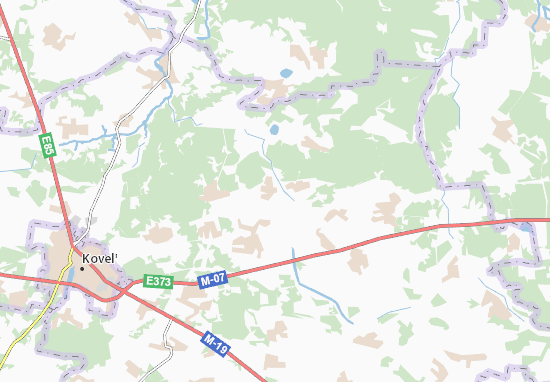 Karte Stadtplan Krychevychi
