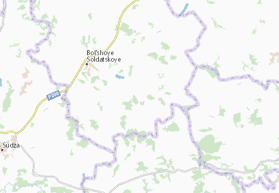 Kaart Plattegrond Storozhevoye