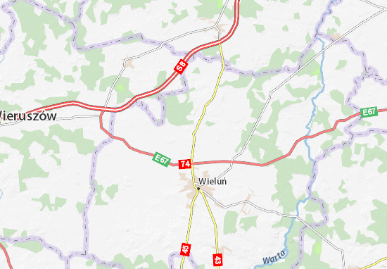 Karte Stadtplan Czarnożyły