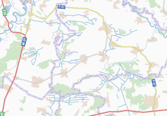 Karte Stadtplan Orlivka