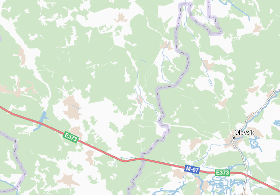 Kaart Plattegrond Snovydovychi