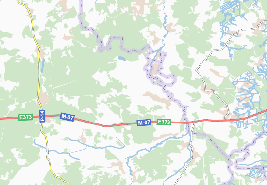 Karte Stadtplan Velyka Vedmezhka