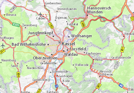 Kaart Plattegrond Bettenhausen