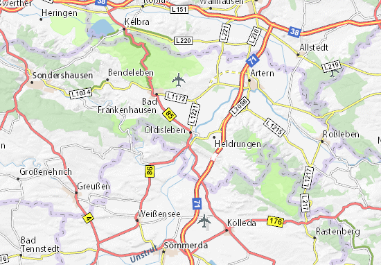 Oldisleben Map
