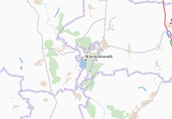 Kaart Plattegrond Novovoronezh