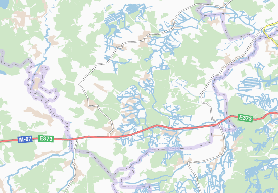 Karte Stadtplan Velykyi Zholuds&#x27;k