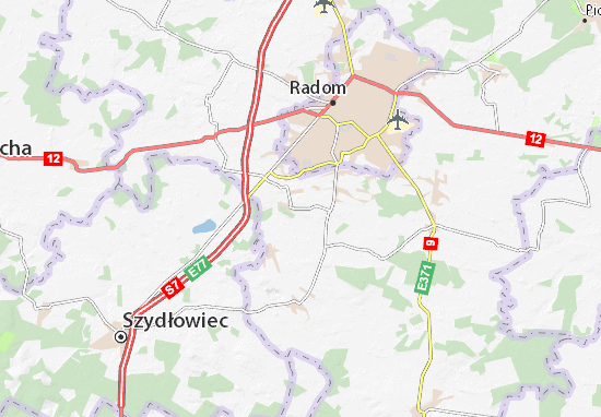 Karte Stadtplan Kowala-Stępocina