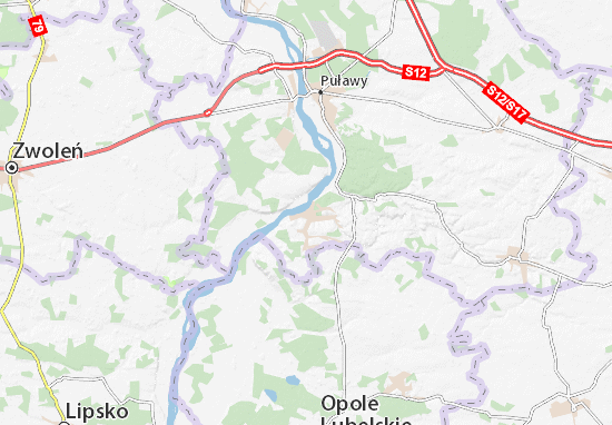 Kaart Plattegrond Kazimierz Dolny