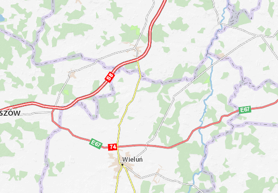 Karte Stadtplan Ostrówek
