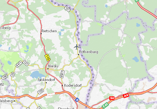 Kaart Plattegrond Rothenburg