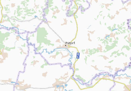 Karte Stadtplan Putyv&#x27;l