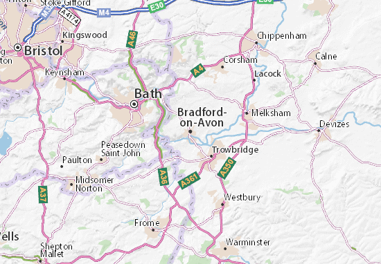Bradford-on-Avon Map