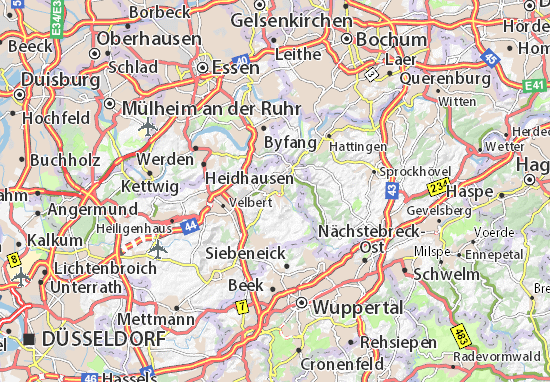 Karte Stadtplan Frohnenberg
