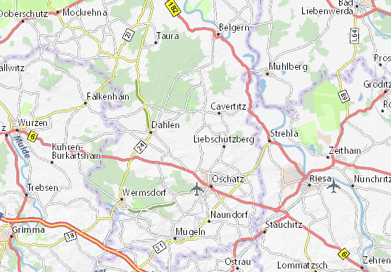 Karte Stadtplan Lampertswalde