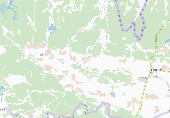 Kaart Plattegrond Khluplyany