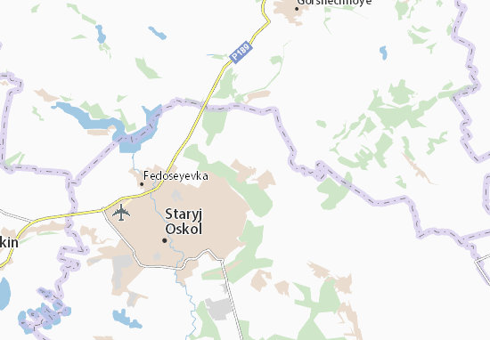 Karte Stadtplan Lapygino