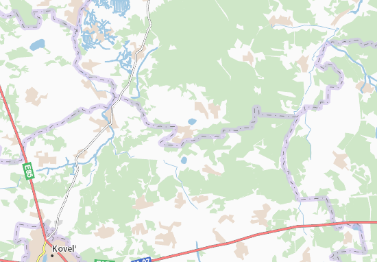 Kaart Plattegrond Stobykhivka