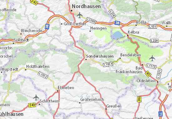 Sondershausen Map