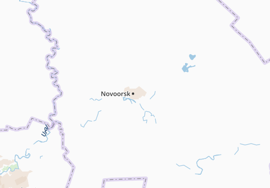 Mapa Novoorsk