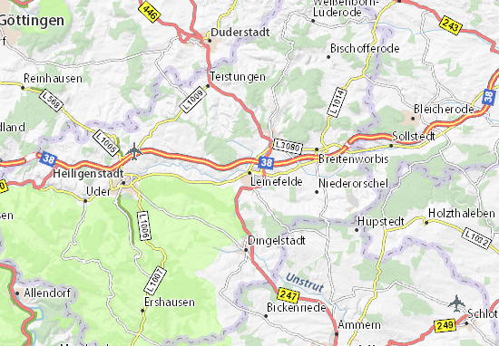Leinefelde Map