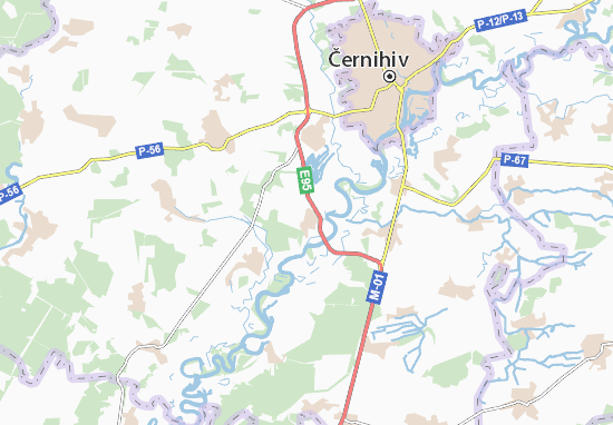 Shestovytsya Map
