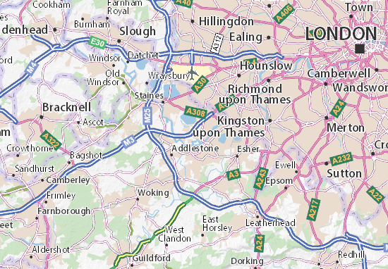Shepperton Map