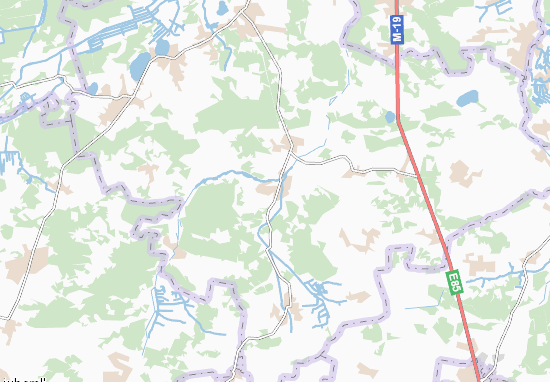 Karte Stadtplan Nova Vyzhva