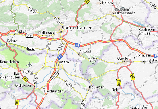Allstedt Map