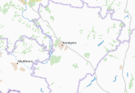 Kaart Plattegrond Korenevo selo