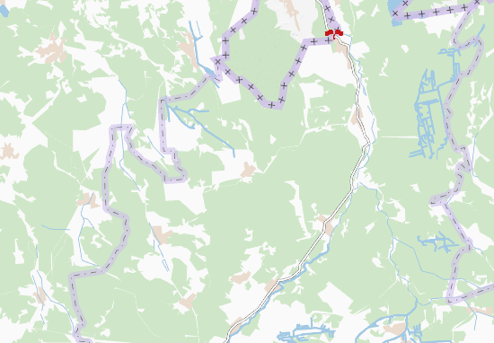 Mapa Zhurzhevychi