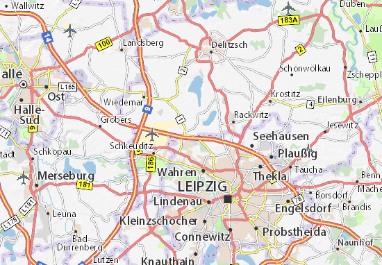 Radefeld Map