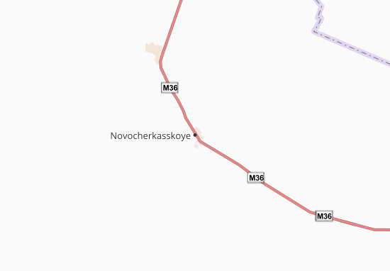 Karte Stadtplan Novocherkasskoye