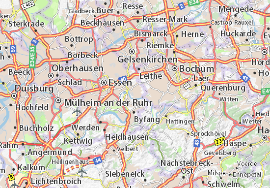 Karte Stadtplan Horst