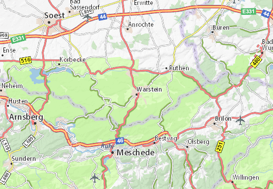 Warstein Map