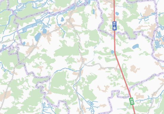 Mapa Stara Vyzhivka