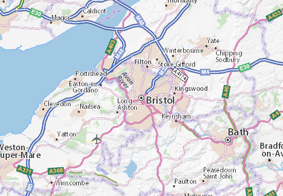 Carte-Plan Bristol