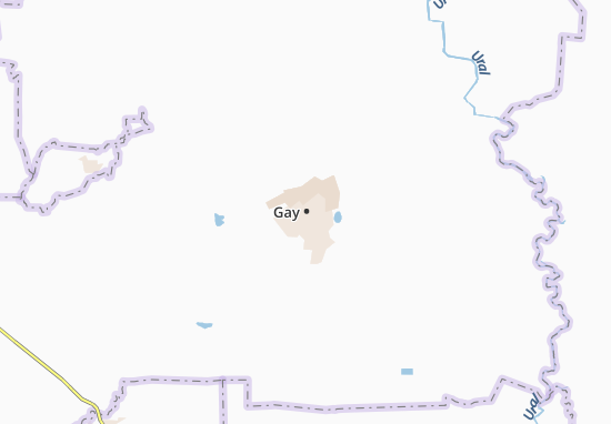 Karte Stadtplan Gay