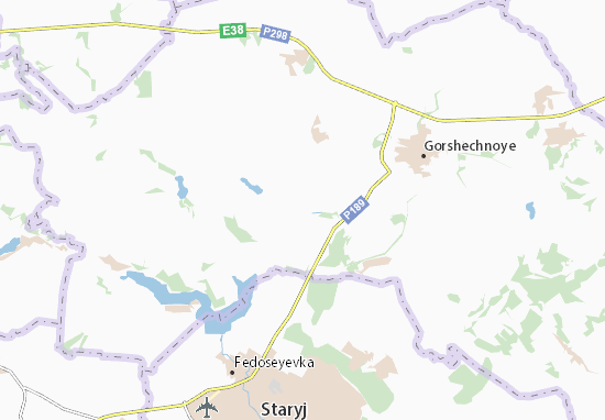 Kaart Plattegrond Soldatskoye