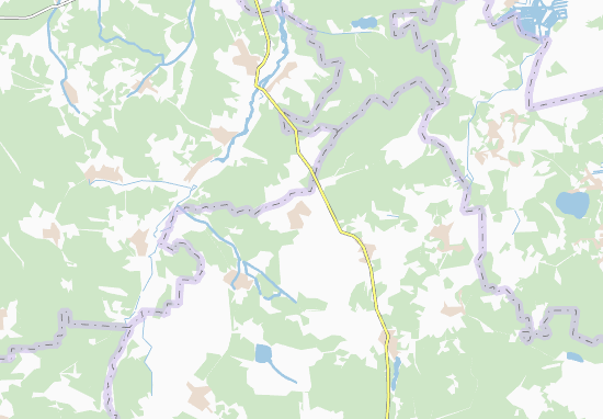 Karte Stadtplan Lyshnivka