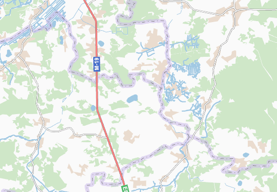 Mapa Sokolyshche